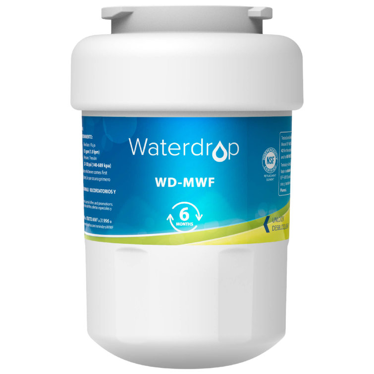 Waterdrop Mwf Refrigerator Water Filter, Replacement For Ge Smart Water
